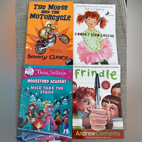 Lot of 4 books for your avid 8-12 yr old reader. Beverly Cleary and more. - Picture 1 of 2